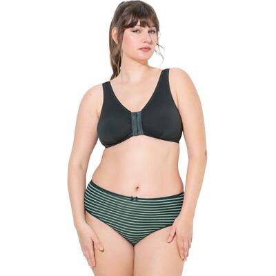 Ulla Popken Bustier, Still-bh, Vorderverschluss, Cup C/D E/F Bra Femme Ulla Popken Bustier, Still-bh, Vorderverschluss, Cup C/D E/F Bra Femme