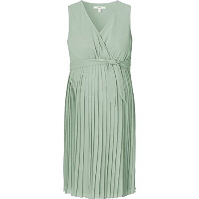 Esprit Maternity Robe sans manches tissée pour femme, Gris ciment 54, 42 Esprit Maternity Robe sans manches tissée pour femme, Gris ciment 54, 42