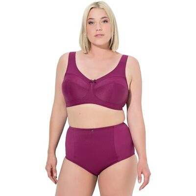 Ulla Popken Entlastungs-bh, Struktur, Ohne Bügel, Cup C H Bra Femme Ulla Popken Entlastungs-bh, Struktur, Ohne Bügel, Cup C H Bra Femme