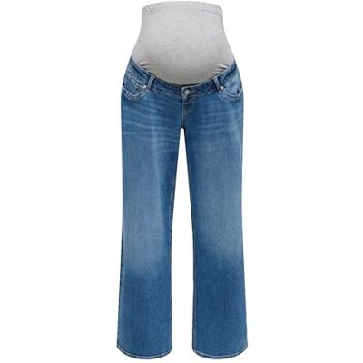 ONLY OLMMADISON Jean pour femme à jambes larges Coupe large ONLY OLMMADISON Jean pour femme à jambes larges Coupe large