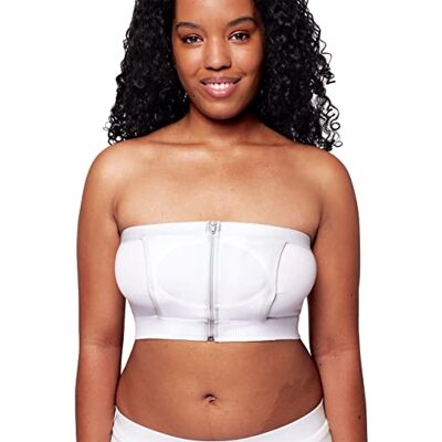 Medela Hands-Free, Bustier d’Expression kit Mains Libres, Soutien-Gorge d’Expression Mains Libres avec Tissu Adaptive Stretch pour Un Ajustement Parfait Blanc L Medela Hands-Free, Bustier d’Expression kit Mains Libres, Soutien-Gorge d’Expression Mains Libres avec Tissu Adaptive Stretch pour Un Ajustement Parfait Blanc L