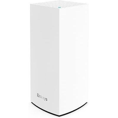 Linksys Système Wi-Fi 6 Mesh triple bande Velop MX42000 AX4200 (routeur WLAN, répéteur amplificateur de signal jusqu'à 260 m2, débit 3,5 fois plus rapide pour plus de 40 appareils) Linksys Système Wi-Fi 6 Mesh triple bande Velop MX42000 AX4200 (routeur WLAN, répéteur amplificateur de signal jusqu'à 260 m2, débit 3,5 fois plus rapide pour plus de 40 appareils)