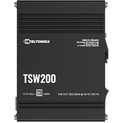 Teltonika Interrupteur industriel non géré TSW200 Teltonika Interrupteur industriel non géré TSW200