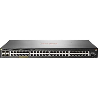 HP Aruba, a Enterprise company Aruba 2930F 48G PoE+ 4SFP+ TAA Géré L3 Gigabit Ethernet (10/100/1000) Connexion Ethernet, supportant l'alimentation Via ce Port (PoE) 1U Gris HP Aruba, a Enterprise company Aruba 2930F 48G PoE+ 4SFP+ TAA Géré L3 Gigabit Ethernet (10/100/1000) Connexion Ethernet, supportant l'alimentation Via ce Port (PoE) 1U Gris