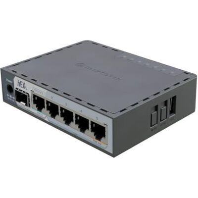 Mikrotik hEX S (2025) E60iUGS Un routeur filaire compact et abordable doté d'un port SFP 2,5 G, 5 Gigabit Ethernet, d'une sortie PoE, d'un USB et d'un processeur double cœur rapide Mikrotik hEX S (2025) E60iUGS Un routeur filaire compact et abordable doté d'un port SFP 2,5 G, 5 Gigabit Ethernet, d'une sortie PoE, d'un USB et d'un processeur double cœur rapide