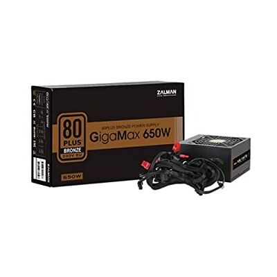 Zalman GigaMax 650W (80Plus Bronze) Alimentation PC Non modulaire Zalman GigaMax 650W (80Plus Bronze) Alimentation PC Non modulaire