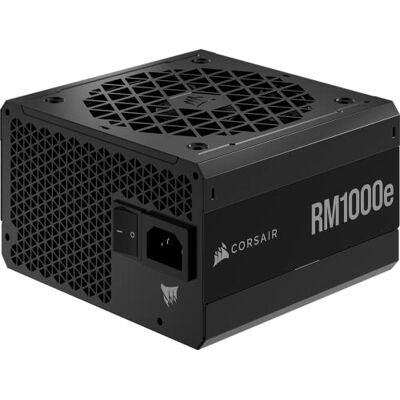 Corsair RM1000e Alimentation ATX Silencieuse Entièrement Modulaire (Deux Connecteurs EPS12V, Condensateurs Certifiés 105 °C, Efficacité 80 Plus Gold, Prise en Charge du Modern Standby) Noir Corsair RM1000e Alimentation ATX Silencieuse Entièrement Modulaire (Deux Connecteurs EPS12V, Condensateurs Certifiés 105 °C, Efficacité 80 Plus Gold, Prise en Charge du Modern Standby) Noir