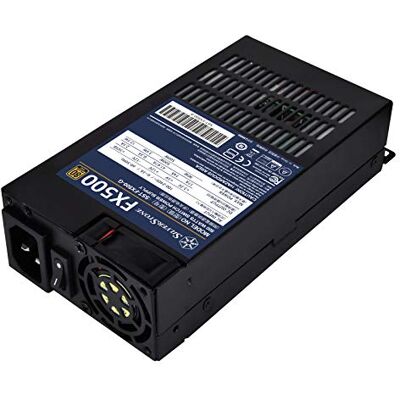 Silverstone FX500 unité d'alimentation d'énergie 500 W 20+4 pin ATX Flex ATX Noir Silverstone FX500 unité d'alimentation d'énergie 500 W 20+4 pin ATX Flex ATX Noir