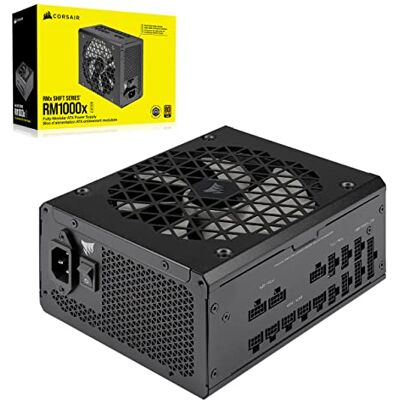 Corsair RM1000x SHIFT Alimentation ATX Entièrement Modulaire Interface Latérale Modulaire Compliant ATX 3.1 & PCIe 5.1 Condensateurs Évalués à 105°C Efficacité 80 PLUS Gold Noir Corsair RM1000x SHIFT Alimentation ATX Entièrement Modulaire Interface Latérale Modulaire Compliant ATX 3.1 & PCIe 5.1 Condensateurs Évalués à 105°C Efficacité 80 PLUS Gold Noir