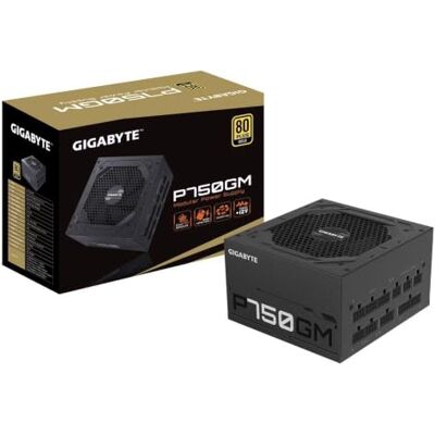 Gigabyte Alimentation 750W P750GM Modulaire 80+ Gold Gigabyte Alimentation 750W P750GM Modulaire 80+ Gold