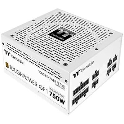 Thermaltake Toughpower GF1 750W Gold Snow Edition PC-ATX-Power-Supply Fully-Modular 80-Plus-Gold Quiet 140 Fan White Thermaltake Toughpower GF1 750W Gold Snow Edition PC-ATX-Power-Supply Fully-Modular 80-Plus-Gold Quiet 140 Fan White