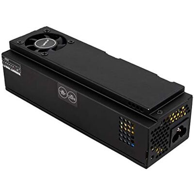 Unykach Source d'alimentation ITX 150 W, consommation inférieure à 0,5 W, Puissance nominale 150 W, Haute Performance, Ventilateur de 40 mm, connecteur sata, 20 + 4 Broches, Molex Unykach Source d'alimentation ITX 150 W, consommation inférieure à 0,5 W, Puissance nominale 150 W, Haute Performance, Ventilateur de 40 mm, connecteur sata, 20 + 4 Broches, Molex