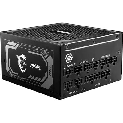 MSI MAG A1000GL PCIE5 ATX 3.1 1000W 80 Plus Gold Modular MSI MAG A1000GL PCIE5 ATX 3.1 1000W 80 Plus Gold Modular