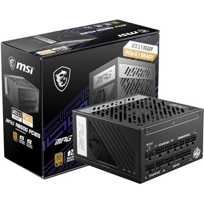 MSI MPG A850G PCIE5 850W 80 Plus Gold Full Modular MSI MPG A850G PCIE5 850W 80 Plus Gold Full Modular