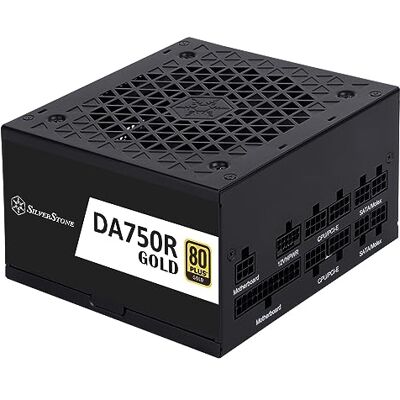 Silverstone Technology DA750R Gold, Bloc d’Alimentation ATX entièrement modulaire ATX 3,0 et PCIe 5,0 750W 80 Plus Gold, SST-DA750R-GM Silverstone Technology DA750R Gold, Bloc d’Alimentation ATX entièrement modulaire ATX 3,0 et PCIe 5,0 750W 80 Plus Gold, SST-DA750R-GM