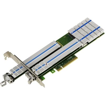 KALEA-INFORMATIQUE Carte contrôleur PCIe 3.0 x8 pour 2 SSD M.2 NVMe M Key HARWARE Raid 0 1, JBOD avec Racks tiroirs extractibles et Hotplug KALEA-INFORMATIQUE Carte contrôleur PCIe 3.0 x8 pour 2 SSD M.2 NVMe M Key HARWARE Raid 0 1, JBOD avec Racks tiroirs extractibles et Hotplug