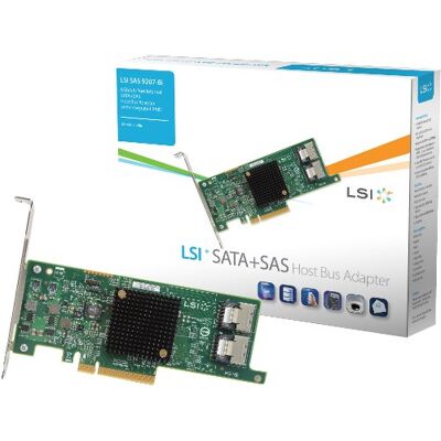 LSI SAS 9207-8i Carte SATA+SAS 6 Go/s à 8 Ports internes avec Interface hôte PCI-E (Import Royaume Uni) LSI SAS 9207-8i Carte SATA+SAS 6 Go/s à 8 Ports internes avec Interface hôte PCI-E (Import Royaume Uni)
