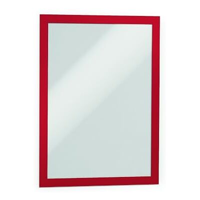 Durable Duraframe Lot de 2 porte-documents magnétiques auto-adhésifs s Format lettre 21,6 x 27,9 cm Rouge Durable Duraframe Lot de 2 porte-documents magnétiques auto-adhésifs s Format lettre 21,6 x 27,9 cm Rouge