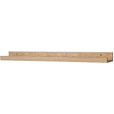 levandeo Barre murale étroite en bois MDF chêne Longueur 70 cm Décoration murale étroite Rail pour photos levandeo Barre murale étroite en bois MDF chêne Longueur 70 cm Décoration murale étroite Rail pour photos