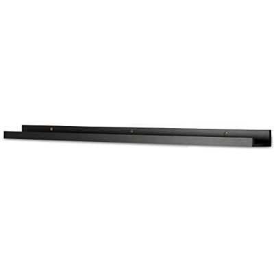 levandeo Rail mural en bois MDF Noir 110 cm de long levandeo Rail mural en bois MDF Noir 110 cm de long