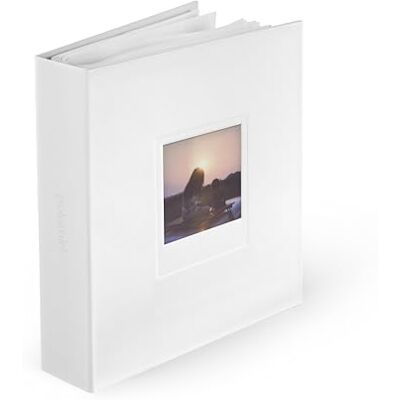 Polaroid Grand album photo blanc pour photos instantanées i-Type, 600 et SX-70, capacité 160 photos (6379) Polaroid Grand album photo blanc pour photos instantanées i-Type, 600 et SX-70, capacité 160 photos (6379)