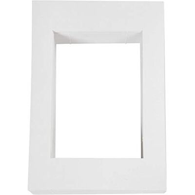 Creativ Passe-partout, A5 19,8x28 cm, la taille du trou 13,5x19 cm, blanc, 500 g, 100pièces Creativ Passe-partout, A5 19,8x28 cm, la taille du trou 13,5x19 cm, blanc, 500 g, 100pièces