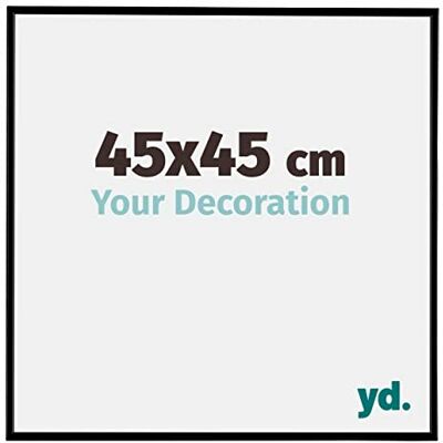 yd. Your Decoration Fotokader 45x45 cm Zwart Mat Fotokader van Kunststof met Acrylglas Antireflex Kader 45x45 cm Evry yd. Your Decoration Fotokader 45x45 cm Zwart Mat Fotokader van Kunststof met Acrylglas Antireflex Kader 45x45 cm Evry