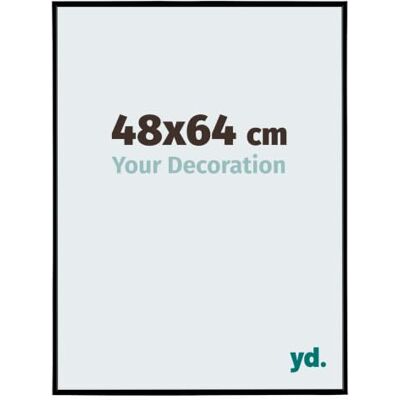 yd. Your Decoration Fotokader 48x64 cm Zwart Mat Fotokader van Kunststof met Acrylglas Antireflex Kader 48x64 cm Evry yd. Your Decoration Fotokader 48x64 cm Zwart Mat Fotokader van Kunststof met Acrylglas Antireflex Kader 48x64 cm Evry
