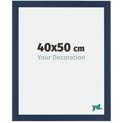 yd. Your Decoration Fotokader 40x50 cm Donkerblauw Geveegd Fotokader van MDF met Acrylglas Antireflex Kader 40x50 cm Mura yd. Your Decoration Fotokader 40x50 cm Donkerblauw Geveegd Fotokader van MDF met Acrylglas Antireflex Kader 40x50 cm Mura
