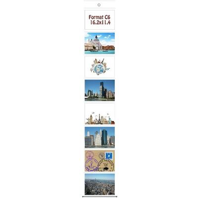 trendfinding Porte-Photo Mural Format Paysage avec 8 Pochettes pour Photos/Cartes Format C6/11,4 x 16,2 cm trendfinding Porte-Photo Mural Format Paysage avec 8 Pochettes pour Photos/Cartes Format C6/11,4 x 16,2 cm