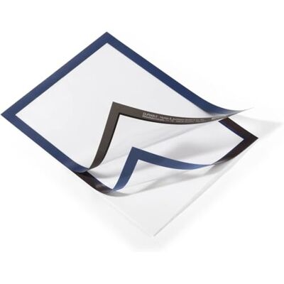 Durable 488207 Duraframe Boîte de 10 Cadres d'Affichages Repositionnables A4 Bleu Foncé Durable 488207 Duraframe Boîte de 10 Cadres d'Affichages Repositionnables A4 Bleu Foncé