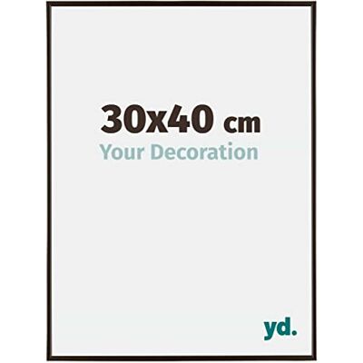 yd. Your Decoration Fotokader 30x40 cm Antraciet Fotokader van Kunststof met Acrylglas Antireflex Kader 30x40 cm Evry yd. Your Decoration Fotokader 30x40 cm Antraciet Fotokader van Kunststof met Acrylglas Antireflex Kader 30x40 cm Evry