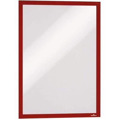Durable Duraframe 488303 Support Mural/Cadre d'Affichage Adhésif A3 Rouge Lot de 6 Durable Duraframe 488303 Support Mural/Cadre d'Affichage Adhésif A3 Rouge Lot de 6