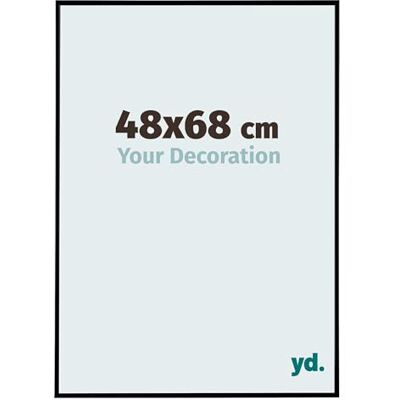 yd. Your Decoration Fotokader 48x68 cm Zwart Mat Fotokader van Kunststof met Acrylglas Antireflex Kader 48x68 cm Evry yd. Your Decoration Fotokader 48x68 cm Zwart Mat Fotokader van Kunststof met Acrylglas Antireflex Kader 48x68 cm Evry