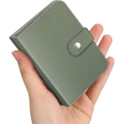 FINTIE Mini Album Photos pour Photo 2 x 3 Pouces (5.4 x 8.6 cm), 52 Photo Album Photo pour Fujifilm Instax Mini Se/12/11/40/99/7+/LiPlay, Polaroid Hi-Print etc, Vert Sauge FINTIE Mini Album Photos pour Photo 2 x 3 Pouces (5.4 x 8.6 cm), 52 Photo Album Photo pour Fujifilm Instax Mini Se/12/11/40/99/7+/LiPlay, Polaroid Hi-Print etc, Vert Sauge