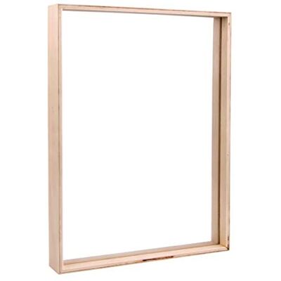 Rayher Cadre en bois à poser av. double plaque en verre acryl., nature, 62927505 Rayher Cadre en bois à poser av. double plaque en verre acryl., nature, 62927505