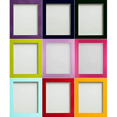 Frame Company Candy Range Cadre photo noir 17,8 x 12,7 cm avec plexiglas haute clarté 11 couleurs au choix Frame Company Candy Range Cadre photo noir 17,8 x 12,7 cm avec plexiglas haute clarté 11 couleurs au choix