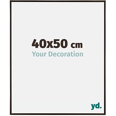 yd. Your Decoration Fotokader 40x50 cm Antraciet Fotokader van Kunststof met Acrylglas Antireflex Kader 40x50 cm Evry yd. Your Decoration Fotokader 40x50 cm Antraciet Fotokader van Kunststof met Acrylglas Antireflex Kader 40x50 cm Evry