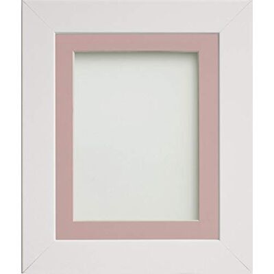Frame Company Watson Range Cadre photo blanc 30,5 x 25,4 cm avec contour rose pour image 22,9 x 17,8 cm Frame Company Watson Range Cadre photo blanc 30,5 x 25,4 cm avec contour rose pour image 22,9 x 17,8 cm