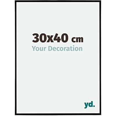 yd. Your Decoration Fotokader 30x40 cm Zwart Mat Fotokader van Kunststof met Acrylglas Antireflex Kader 30x40 cm Evry yd. Your Decoration Fotokader 30x40 cm Zwart Mat Fotokader van Kunststof met Acrylglas Antireflex Kader 30x40 cm Evry