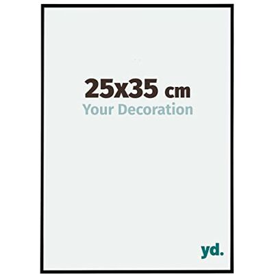 yd. Your Decoration Fotokader 25x35 cm Zwart Mat Fotokader van Kunststof met Acrylglas Antireflex Kader 25x35 cm Evry yd. Your Decoration Fotokader 25x35 cm Zwart Mat Fotokader van Kunststof met Acrylglas Antireflex Kader 25x35 cm Evry