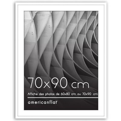 Americanflat Cadre 70x90 cm Blanc Cadre Photo 60x80 cm avec Passe-Partout ou 90x70 cm sans Passe-Partout Plexi Poli Suspension Verticale ou Horizontale Americanflat Cadre 70x90 cm Blanc Cadre Photo 60x80 cm avec Passe-Partout ou 90x70 cm sans Passe-Partout Plexi Poli Suspension Verticale ou Horizontale