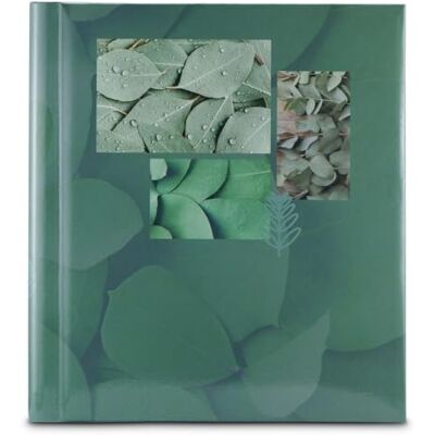 Hama Album Photo Adhésif 28x31cm "Singo II" (40 photos 10x15cm, 20 pages blanches adhésives, DIY Album Scrapbooking, idée cadeau, Couverture Rigide Motif Feuilles) Vert Hama Album Photo Adhésif 28x31cm "Singo II" (40 photos 10x15cm, 20 pages blanches adhésives, DIY Album Scrapbooking, idée cadeau, Couverture Rigide Motif Feuilles) Vert