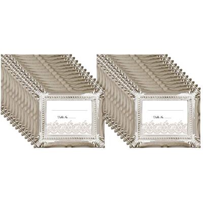 MCS Lot de 24 cadres photo de mariage marron rustique 69043 MCS Lot de 24 cadres photo de mariage marron rustique 69043