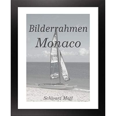 Homedeco-24 Cadre photo Monaco 57 x 68 cm Noir mat Homedeco-24 Cadre photo Monaco 57 x 68 cm Noir mat