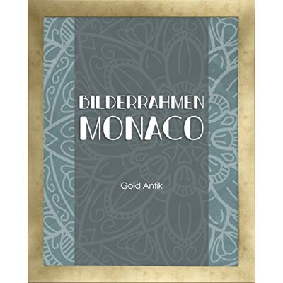 Homedeco-24 Monaco Cadre photo 32 x 72 cm Or vieilli avec verre acrylique transparent 1 mm Homedeco-24 Monaco Cadre photo 32 x 72 cm Or vieilli avec verre acrylique transparent 1 mm