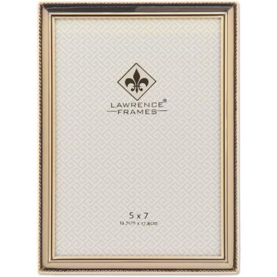 Lawrence Frames Cadre avec bordure de perles 12,7 x 17,8 cm, doré Lawrence Frames Cadre avec bordure de perles 12,7 x 17,8 cm, doré