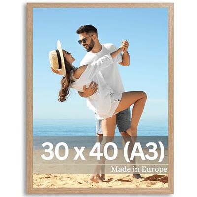 Victor Cadre Photo Klee 30x40 cm (A3) en Beige Simple et Moderne Bois Châssis pour l'image A3 Victor Cadre Photo Klee 30x40 cm (A3) en Beige Simple et Moderne Bois Châssis pour l'image A3