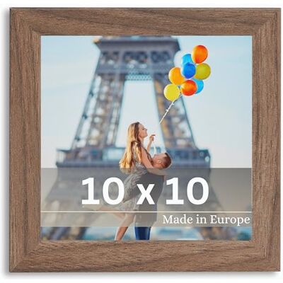 Victor Cadre Photo Klee 10x10 cm en Brun Simple et Moderne en Bois Châssis pour l'image 10x10 Marron Victor Cadre Photo Klee 10x10 cm en Brun Simple et Moderne en Bois Châssis pour l'image 10x10 Marron