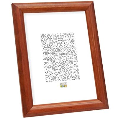 Deknudt Frames S40CH3 Cadre Photo Bois Brun 20 x 30 cm Deknudt Frames S40CH3 Cadre Photo Bois Brun 20 x 30 cm